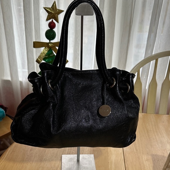Furla Black Leather Handbag
